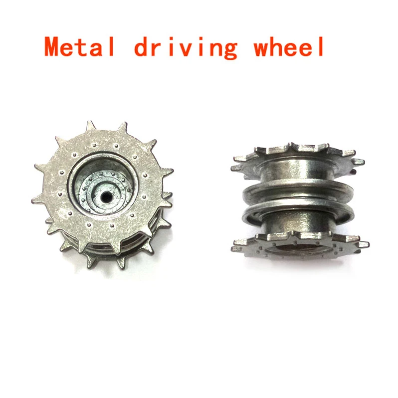 DIY refitting parts Henglong HL3839 1/16 RC tank upgrade parts metal wheels huba set Metal track and gear