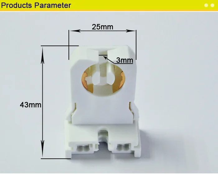 6X T8 BASE Fluorescente, Supporto Lampada Tubo LED G13 Presa - Foto 8