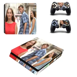 Custom Design PS4 Slim Skin Sticker Decal per PlayStation 4 Console e Controller PS4 Slim Sticker Skin Vinyl