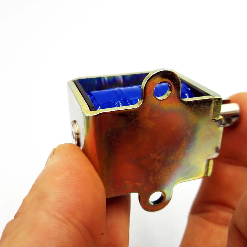 TAU-1038 2kg/20N Push&Pull Open Frame Electromagnet Stroke 0-10mm 24V 12V Solenoid Electromagnet image 5