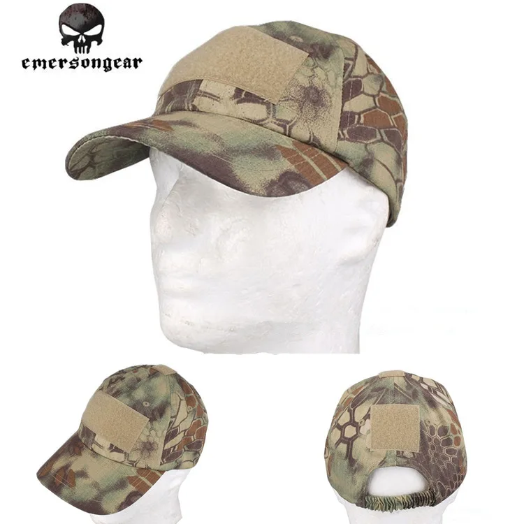 EMERSON Baseball Sports Cap Tactical  Cap Anti-scrape Grid Fabric Kryptek Mandrake 8736