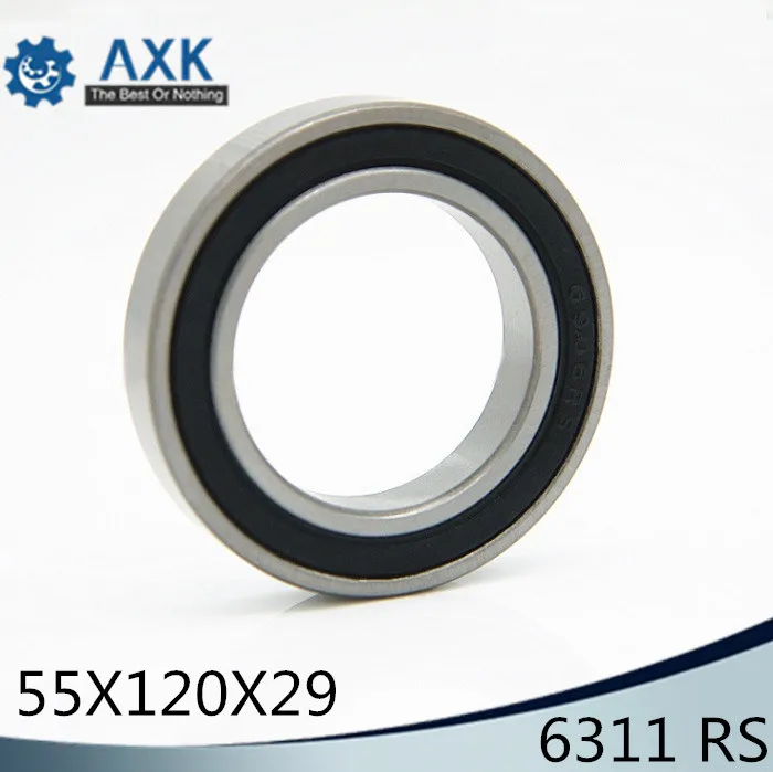 6311RS Bearing ABEC-3 (1 PCS) 55*120*29 mm Deep Groove 6311-2RS Ball Bearings 6311RZ 180311 RZ RS 6311 2RS EMQ Quality