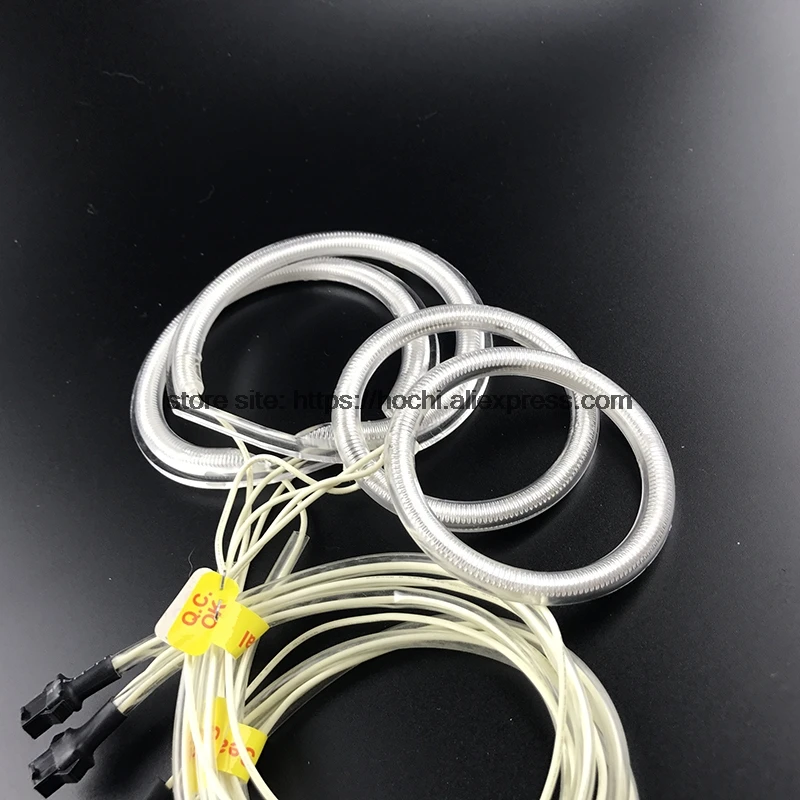 HochiTech WHITE 6000K CCFL Headlight Angel Demon Eyes Kit angel eyes light For Mazda6 Mazda 6 Mazdaspeed6 2002-2008