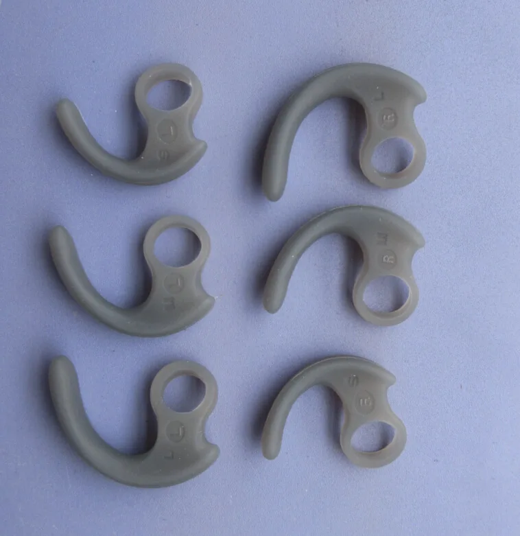 Juego de ganchos de silicona para auriculares, kit de accesorios para MDR-XB50BS, deportivos, para correr, 7,8mm, 3 pares/6 uds.