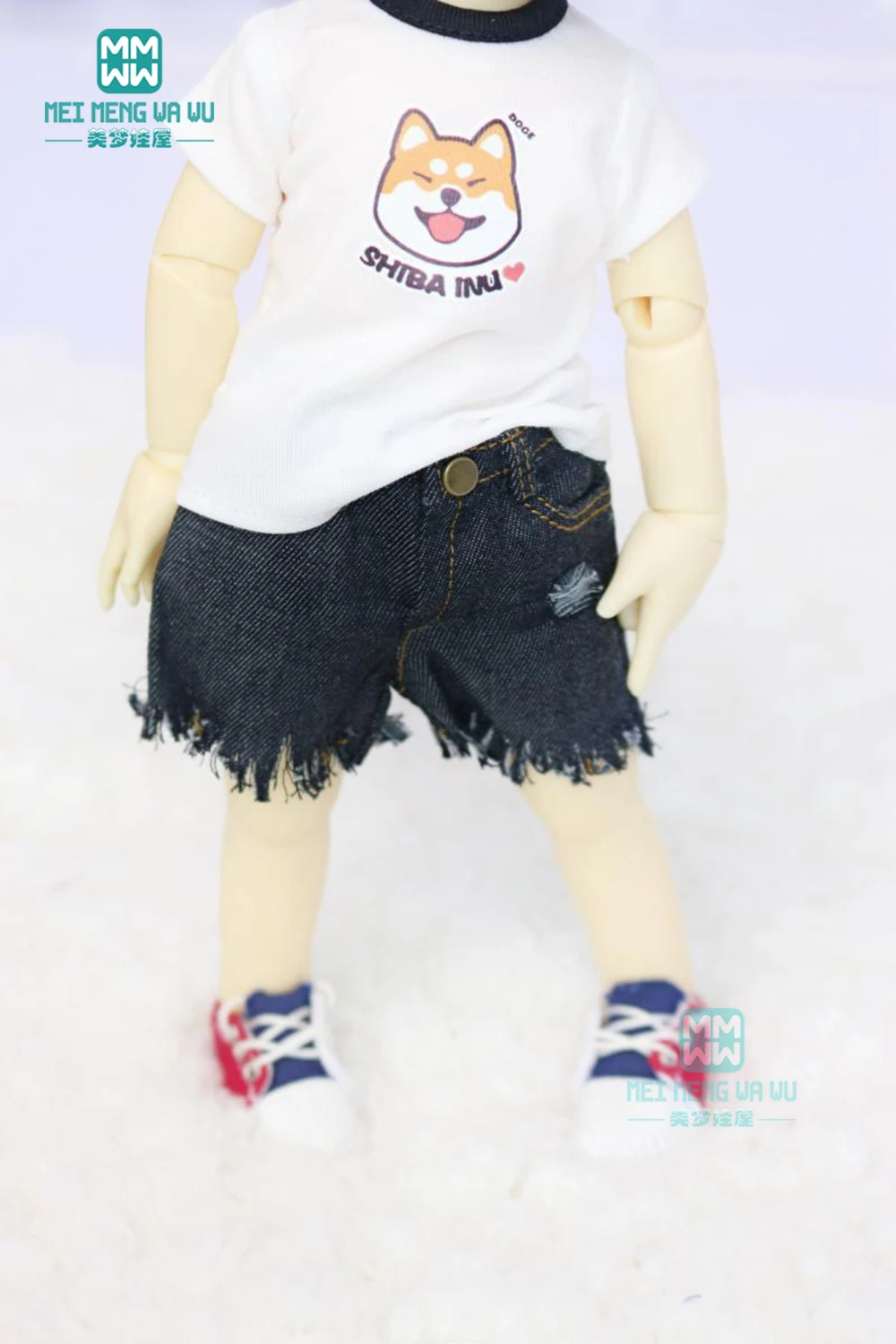 

BJD accessories for 27cm-30cm 1/6 BJD YOSD doll clothes fashion T-shirt, casual pants