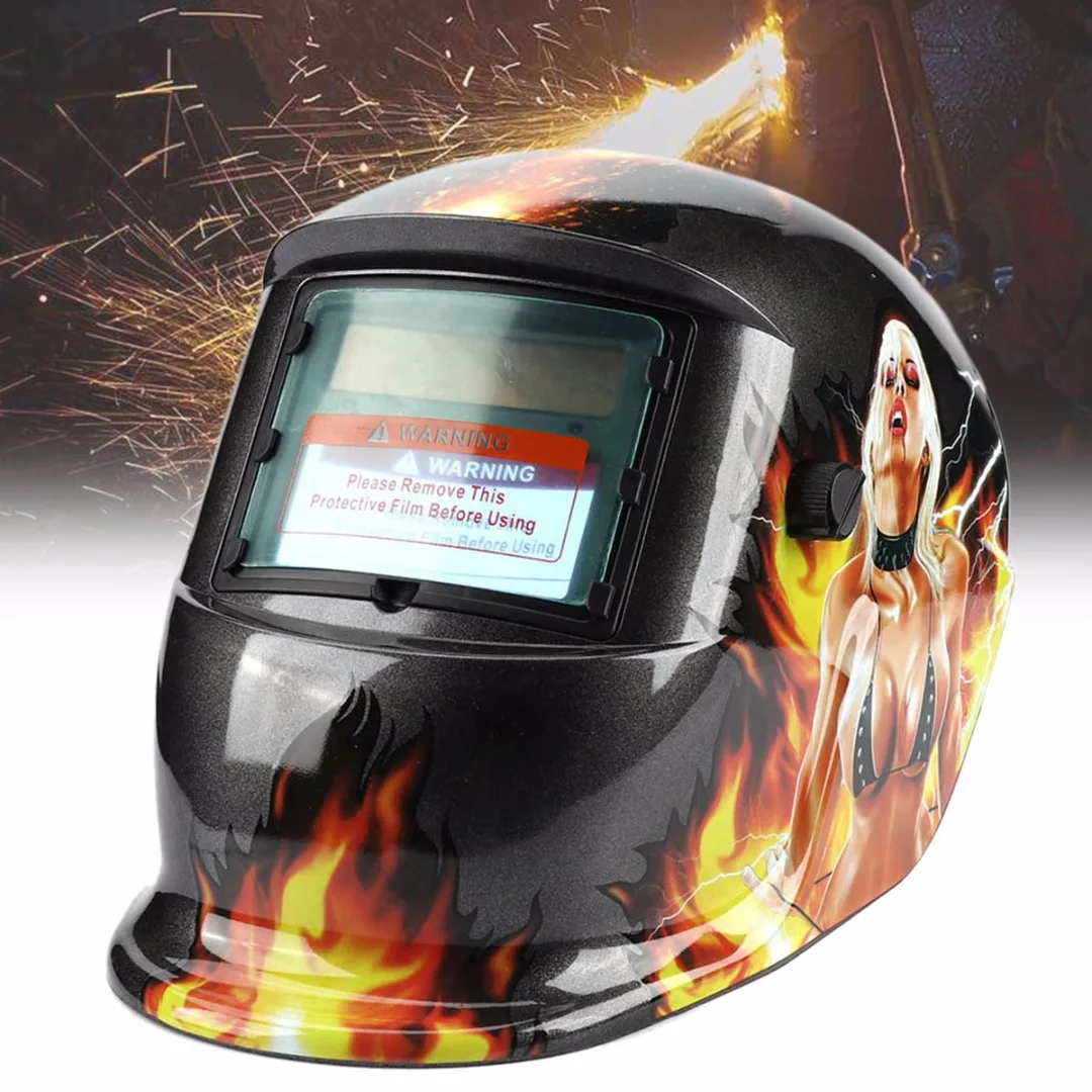 

New Solar Auto Darkening Welding Helmet Arc Tig Mig Protect Grinding Welder Mask