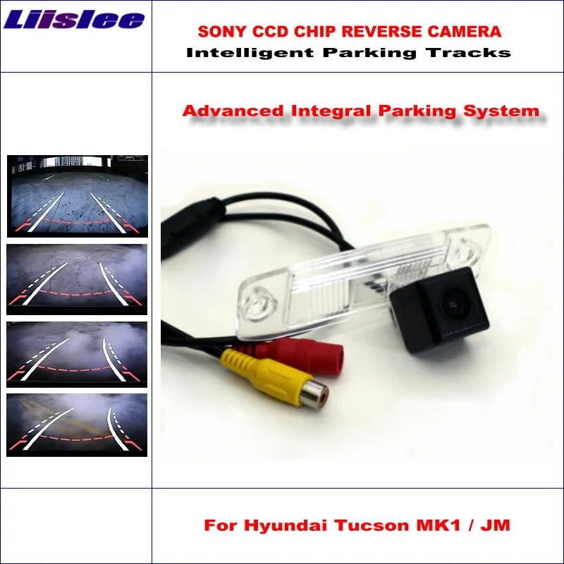 

Car Backup Rear Camera For Hyundai Tucson MK1 / JM Intelligent Reverse Parking HD CCD 1/3CAM Tracks Dynamic Guidance Tragectory