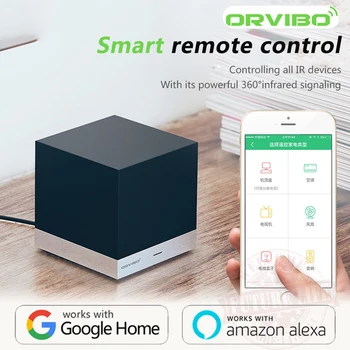 2021 Alexa &amp; Google Home Voice Control Orvibo MagicCube XiaoFang WiFi IR Remote Control Smart Home Automation iOS Android