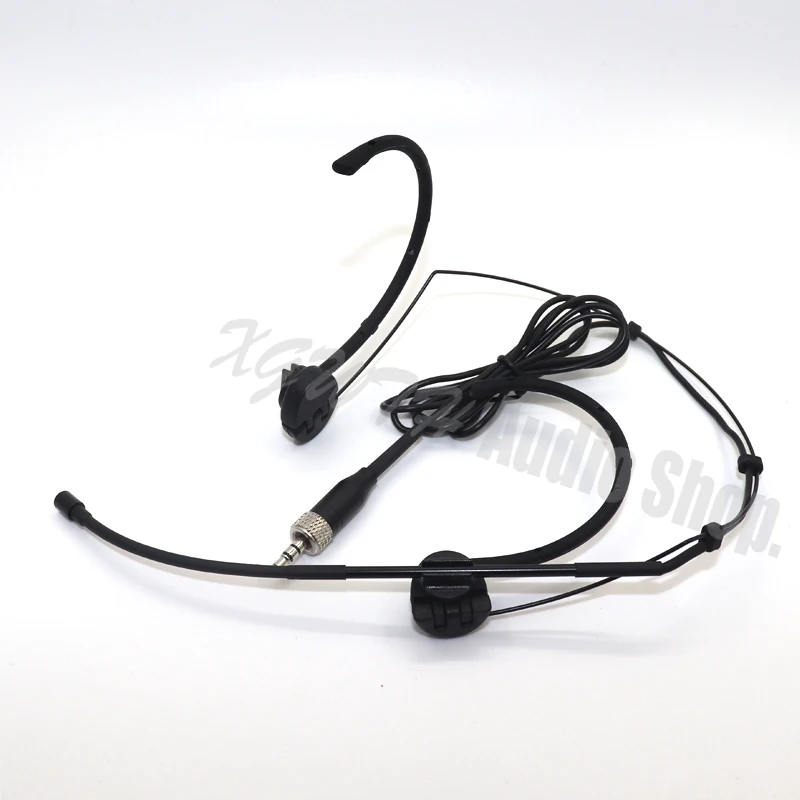 Black Foldable Headset Microphone Mic For Sennheiser G1 G2 G3 G4 EW100 EW200 EW500 Wireless Interview Speech Sing Recording