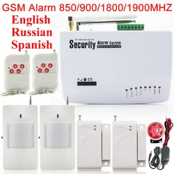 New Wireless/wired GSM Voice Home Security Burglar  Alarm System Auto Dialing Dialer SMS Call Remote control setting