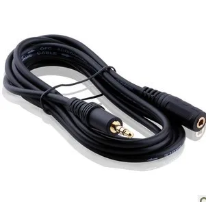 Gold Plated 3.5mm stereo male to female Aux line audio extension cable headphone extension cord 3 meters