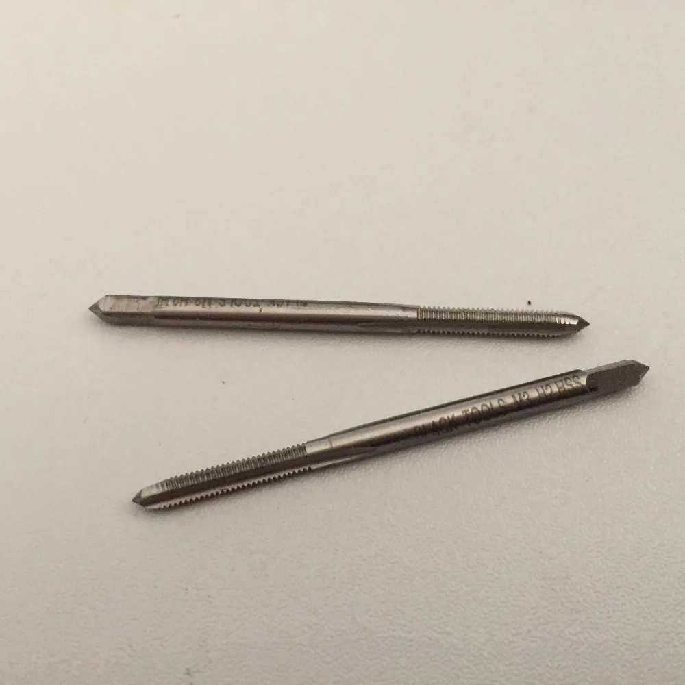 High Quality HSS 3 Flute 3mm x 0.5mm Taper and Plug Metric Welding Machine Thread Taps M3 x 0.5mm Pitch 2 Pcs