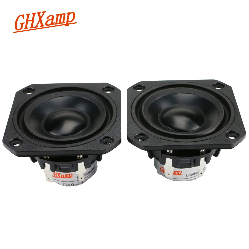 Neodymium Protable 2.5 Inch Full Range Speaker 15W Treble Midrange Bass Maze Speaker Bile Class A Amplifier Speakers DIY 1Pairs