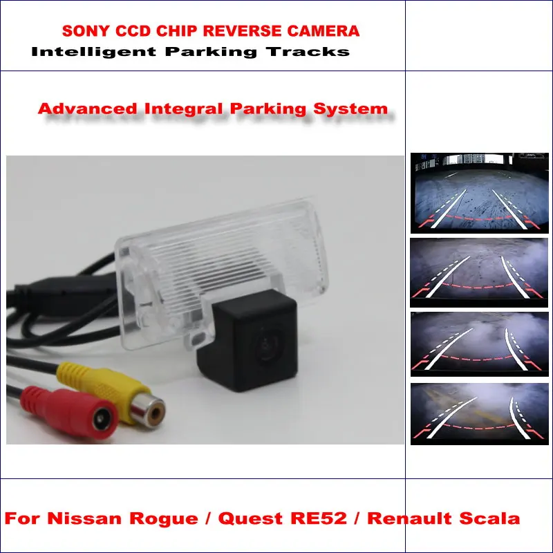 

For Nissan Rogue/Quest RE52/ For Renault Scala 2008-2015 Car Intelligent Parking Tracks Rear Camera NTSC RCA AUX HD SONY CCD CAM