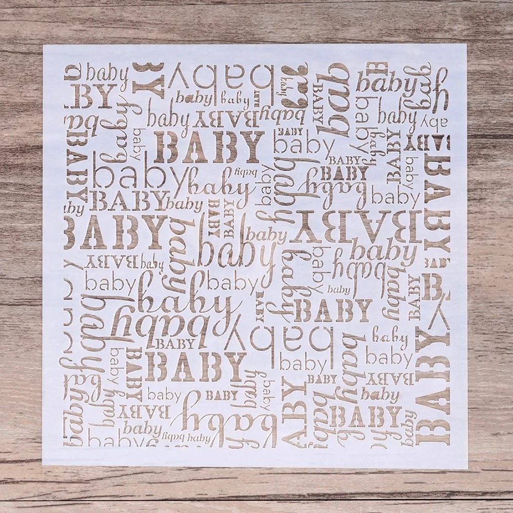 13 cm DIY Craft Baby Stencil for Painting Scrapbooking Stamping Album Decorative Embossing Paper Card Airbrush Template
