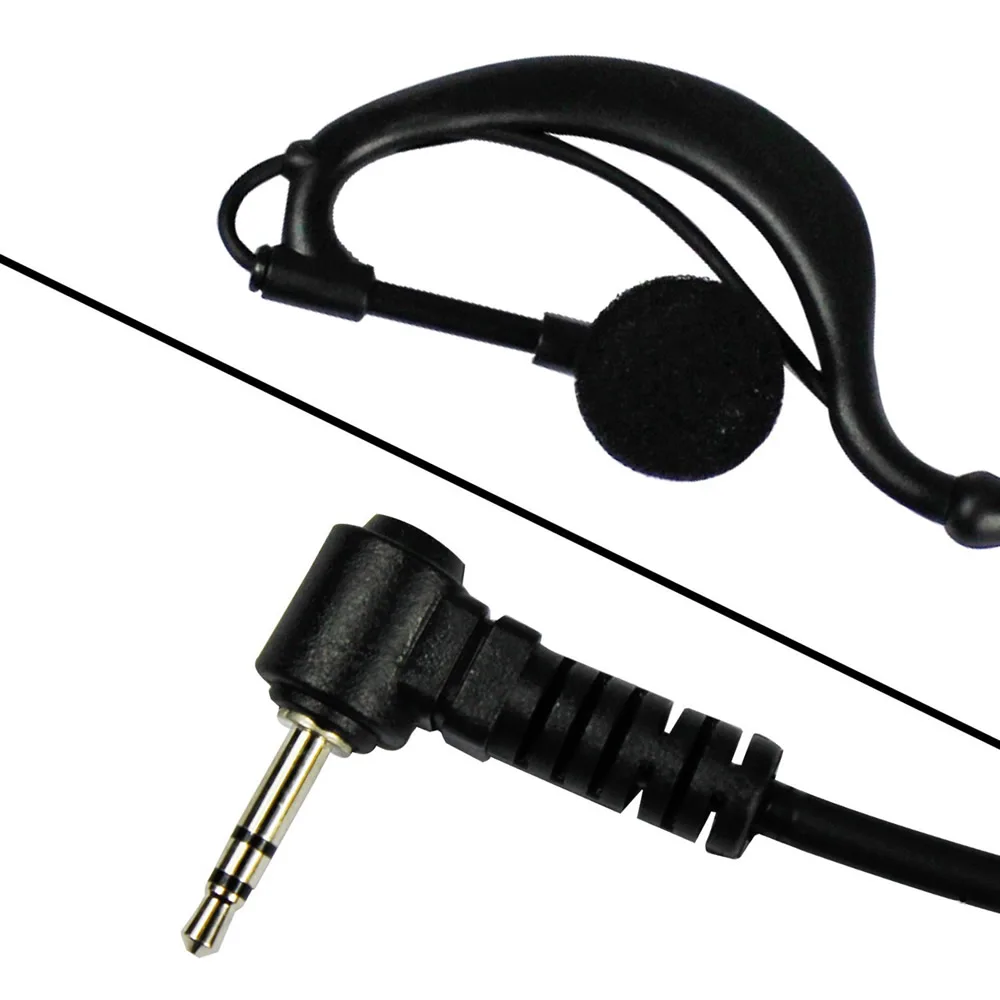 10PCS Earphone for Bell Walkie Talkie 2.5mm F Type PTT Headset with Microphone for Handheld Two Way Radio T-388 T-228 T-328 628