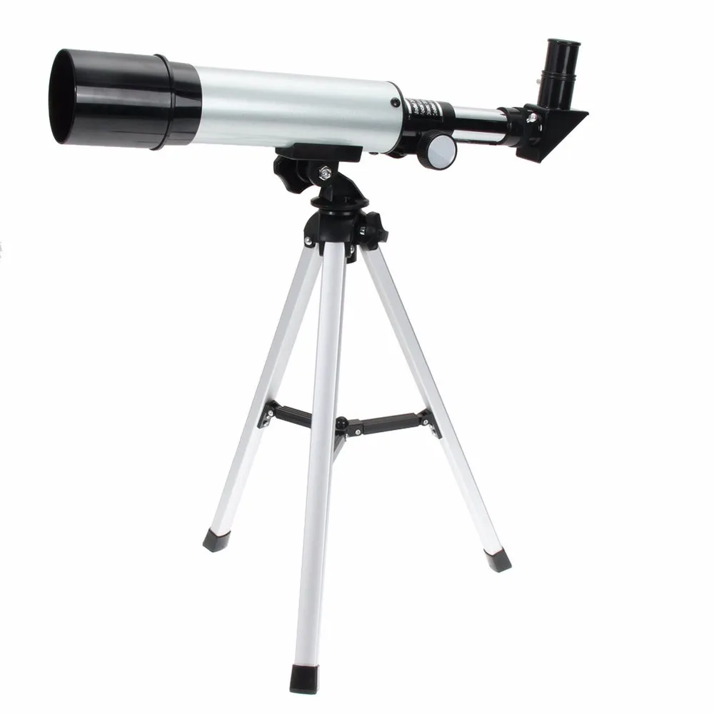 F36050M 360/50mm Refractive Astronomical Telescope with Portable Tripod Spotting Scope Outdoor Monocular Astronomical Telescopes