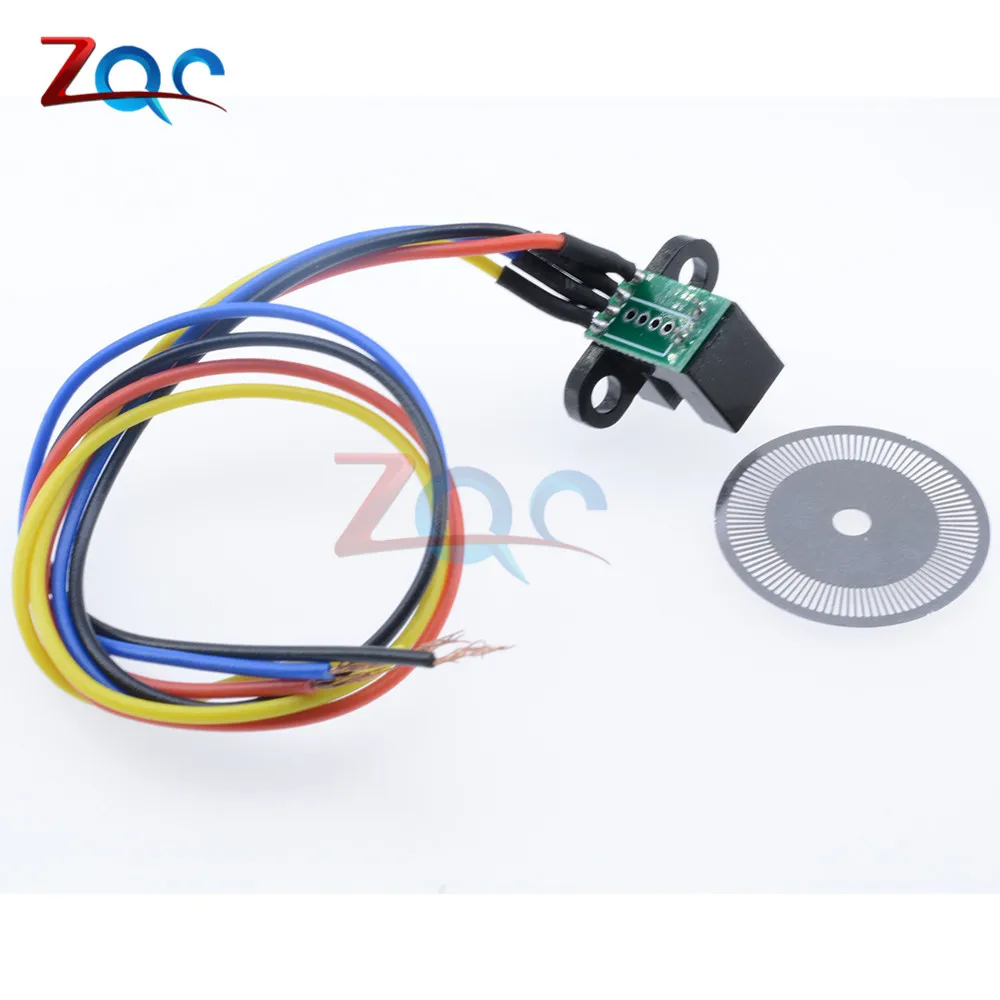 Photoelectric Speed Sensor Encoder Coded Disc Code Wheel for Freescale Smart Car 5V