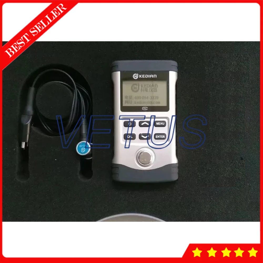 HCH-3000F Portable Ultrasonic Thickness Gauge Tester 0.65 to 500mm Range 0.01mm Accuracy Thickness measuring instrument