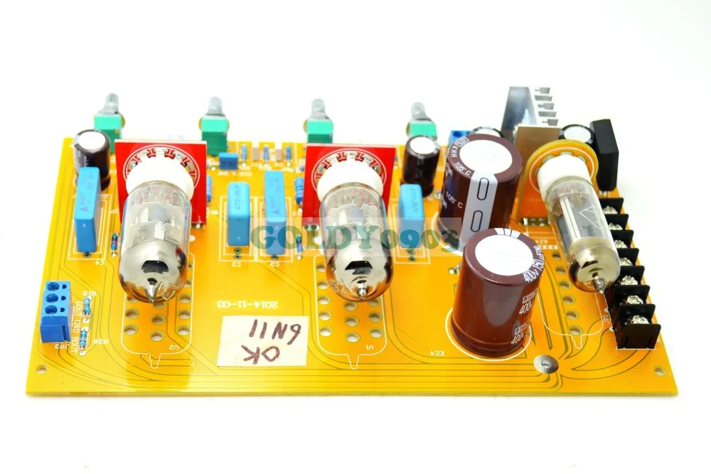 New Bile AC Dual-Channel Preamp Tube Amplifier Preamp Bile Tone Board 6N11-J(6DJ8/ECC88/6922) Preamplifier Board