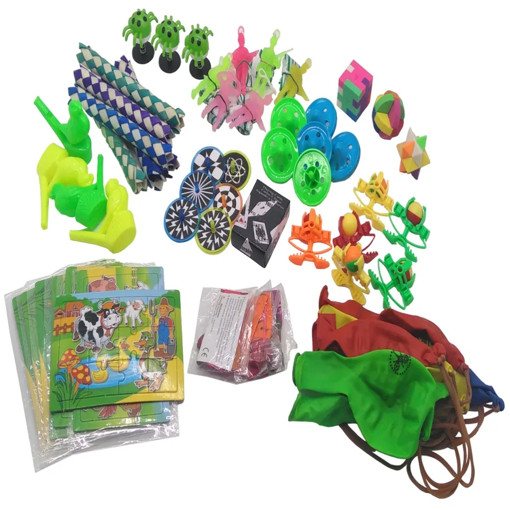 

Freeship great value 59x Kids Party Favors Pack Toy Assortment Carnival Prizes Pinata Stuffers Stocking filler for Boys birthday