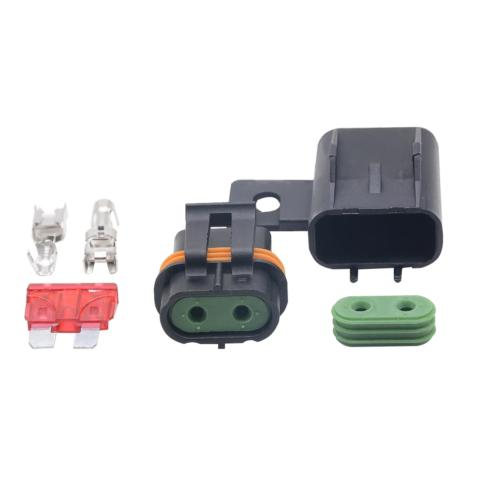 1PC Waterproof Car Modified Blade Fuse Holder with/without 14CM Wire, with 1PC STANDARD Fuse