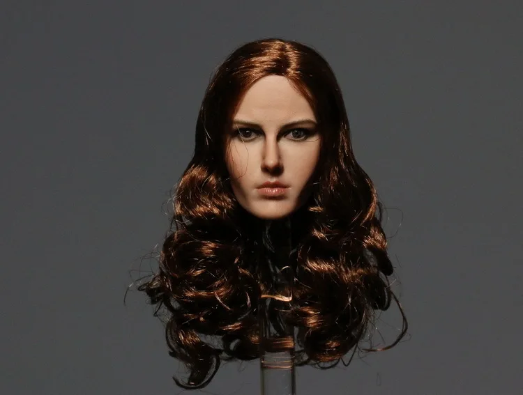 

1/6 scale female head shape for 12" action figure doll accessories woman head carved not include body,clothes and other