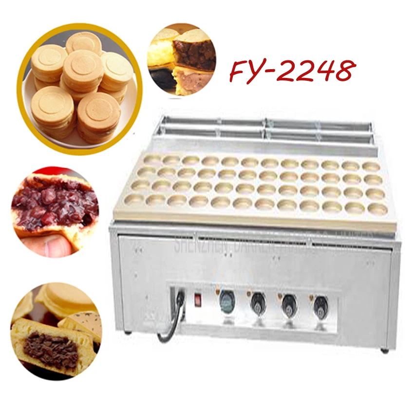 1PC FY-2248 Electric 48 Hole Red  Bean Machine,Bean Cake Maker,Bean Cake Oven| Beans Cooker, Care Grill Stainless Steel Material