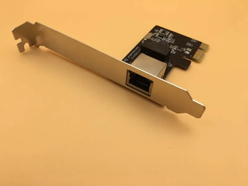 Adaptador ethernet pci-e gigabit, 1 porta, wired, com fio 8111 chip 10/10/1000mbps, placa de rede para desktop