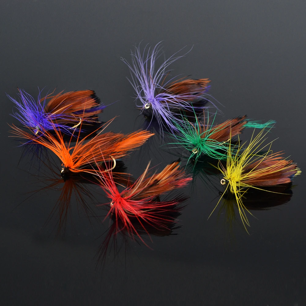 

FISH KING 32-40PCS Fly Fishing Lure Flies Trout Dry Flies Nymphs Artificial Bait With Box Accessories