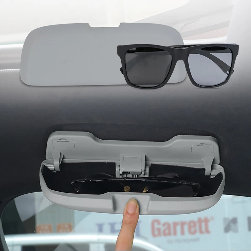 

Car Styling Car Glasses Case Organizer Box Sunglasses Holder Storage For Porsche macan Cayenne Panamera Auto Accessories