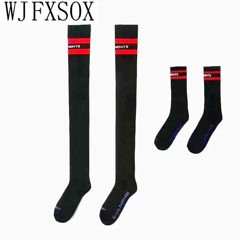 

2019 new Women Thicken Warm Fuzzy Ladies Socks Letter Print Oversize Knee Socks Women Autumn Winter Cotton Warm Sock