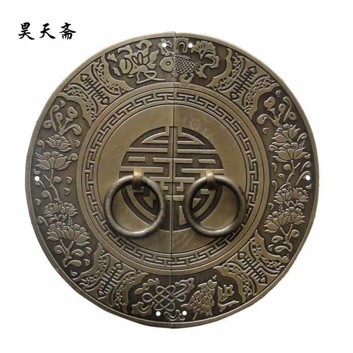 [Haotian vegetarian] antique Ming and Qing furniture copper fittings / cabinet handle / copper handle HTB-100 Classical Handle