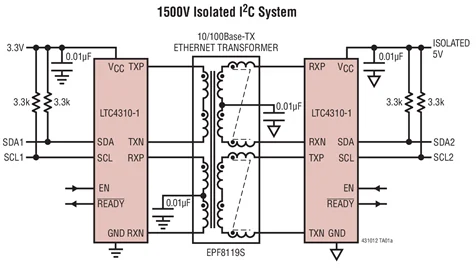 LTC4310CDD-1 LTC4310IDD-1 LTC4310CDD-2 LTC4310IDD-2 LTC4310-핫 스왑 가능 I2C 아이솔레이터