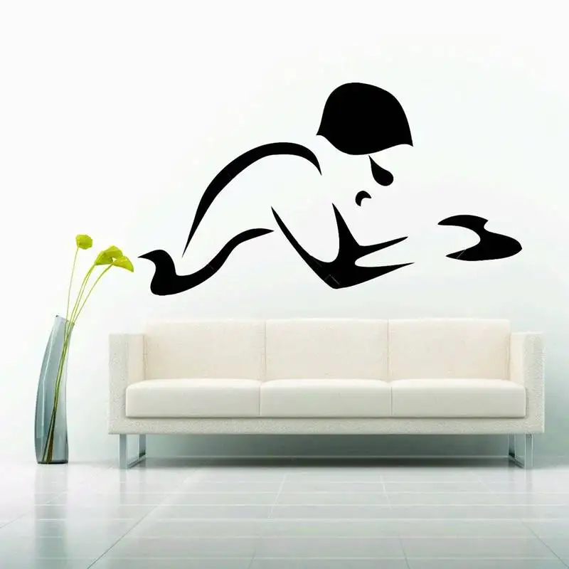 Swim Sticker Swimmer Decal Swimming Posters Vinyl Wall Decals Pegatina Quadro Parede Decor Mural Swim Sticker