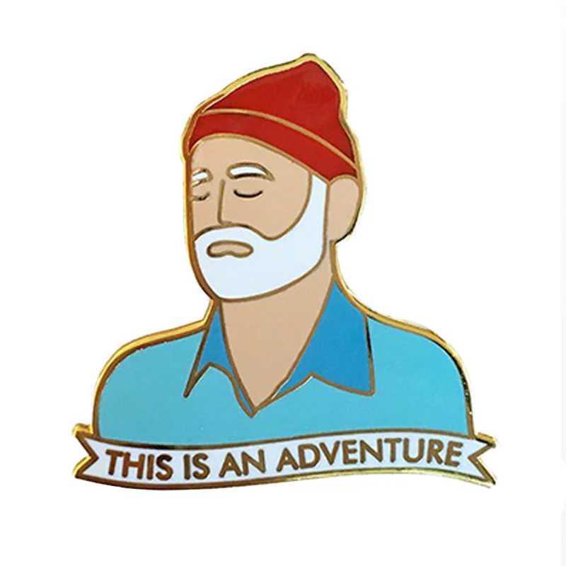 This is an adventure The Life Aquatic with Steve Zissou lapel pin