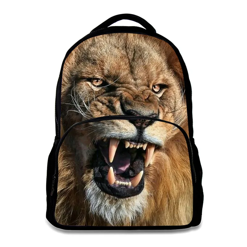 Tiger design School backpack Portable book bag for Boys Girls High Quality material daypack for school and daily use