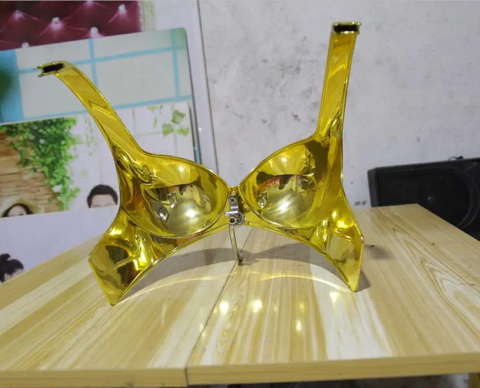 

Top-grade Color Electroplated Underwear Rack Girls Bra Mannequin Window Display Lingerie