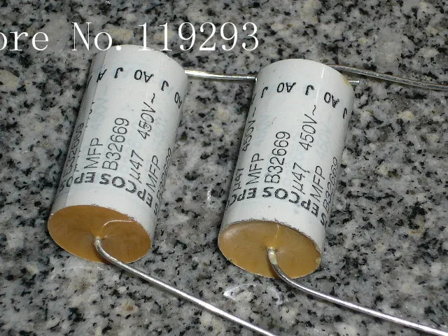 [BELLA]original EPCOS film MFP B32669 series 450V 0.75UF  0.47UF copper coupling capacitor feet Promise--10pcs/lot