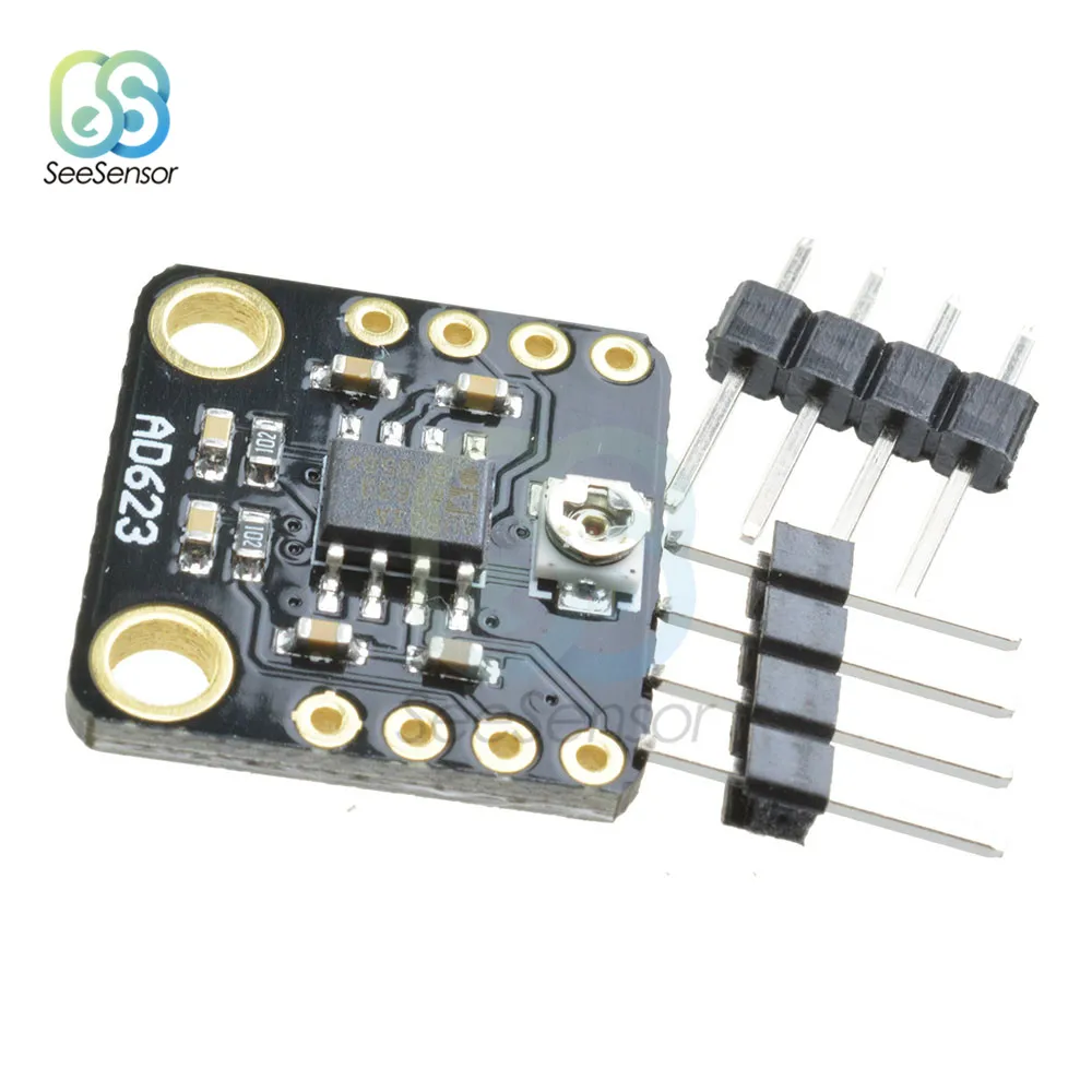 AD623 Instrumentation Amplifier Module Max. 200Hz Digital DC Medical Instrument Amplifier Board Module Programmable Gain