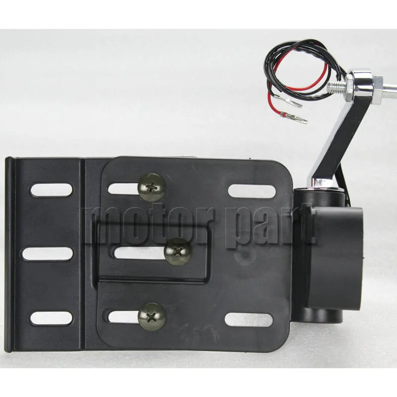 Adjustable Side Mount License Plate Frame Holder Bracket Wih LED Light For Harley Sportster XL 883 1200 XL883 XL1200 48 72