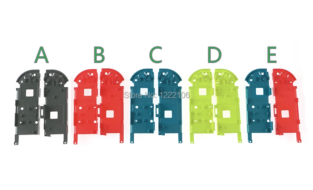 스위치 조이콘 컨트롤러 배터리 홀더, 오른쪽 왼쪽 중간 프레임 10 세트, 스위치 NS 스탠드 하우징 케이스