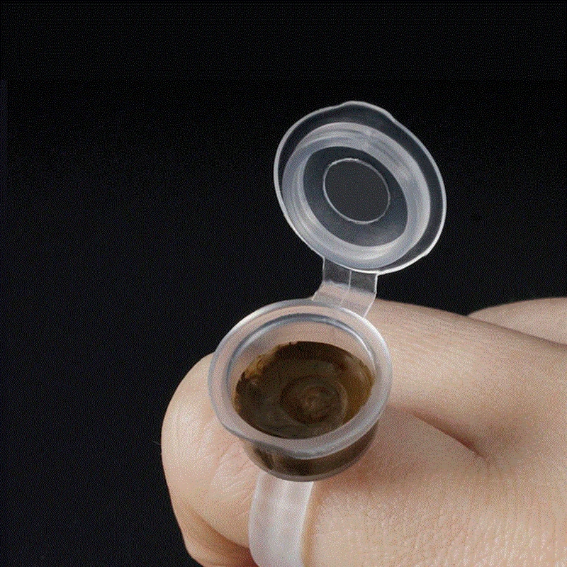 New Eyelash Extend Ring Cup 50pcs/lot Tattoo Pigments Ink Ring Cups Set Tattoo Equipment Pigment Holder Container