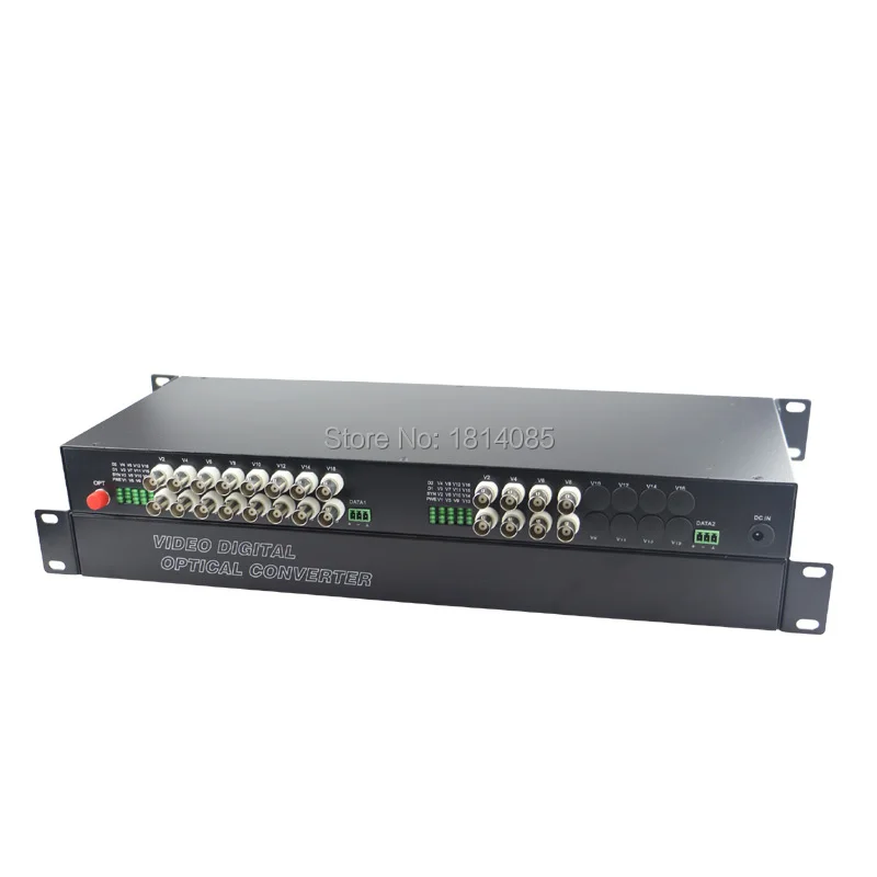 

24channel Digital Video Optical Transceiver Singlemode Single Fiber 20KM FC