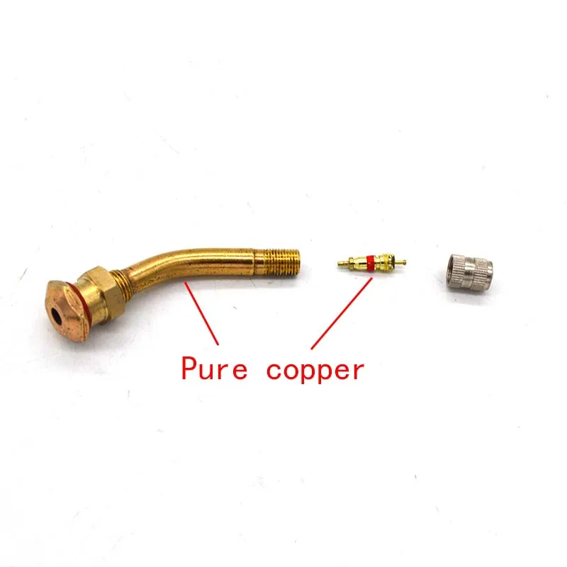 20pcs v3-20-5 high quality brass air tire valve extends car, truck, motorcycle tire parts, tire repair tools Pure copper valve