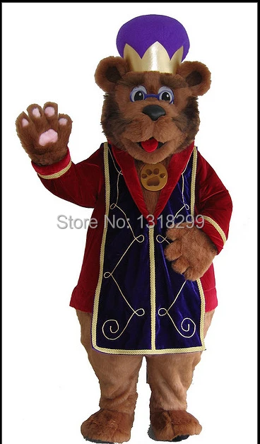 

mascot king bear mascot costume fancy dress custom fancy costume cosplay theme mascotte carnival