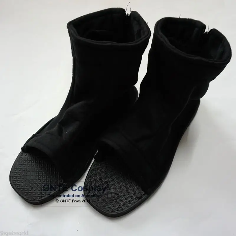 10 Sizes Anime Shoes White+Black Ninja Boots Cosplay Shoes Costumes Accessories Props for Halloween Party Carnival