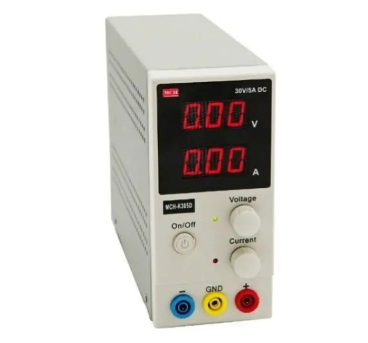 

MCH-K305D 30V 5A Mini Single Channel Variable SMPS Switching Regulated Adjustable DC Power Supply