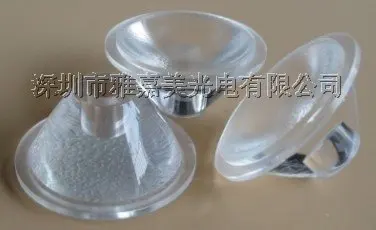 Wholesale- High Power LED Lens 36MM Marble grain lens 60 degrees optical lens  1W 3W Reflector Collimator