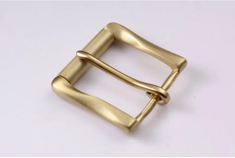 40mm Copper Free Single Prong Solid Brass Horseshoe Belt Buckle DIY Leathercraft Metal Accessories 402